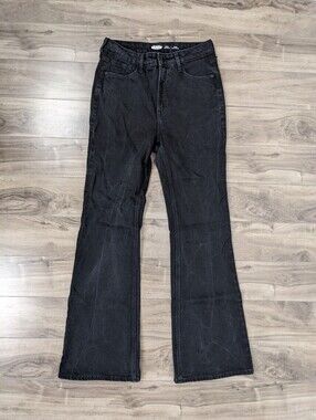 Old Navy Women's Jeans Flare Extra High Rise Size 8 Washed Black